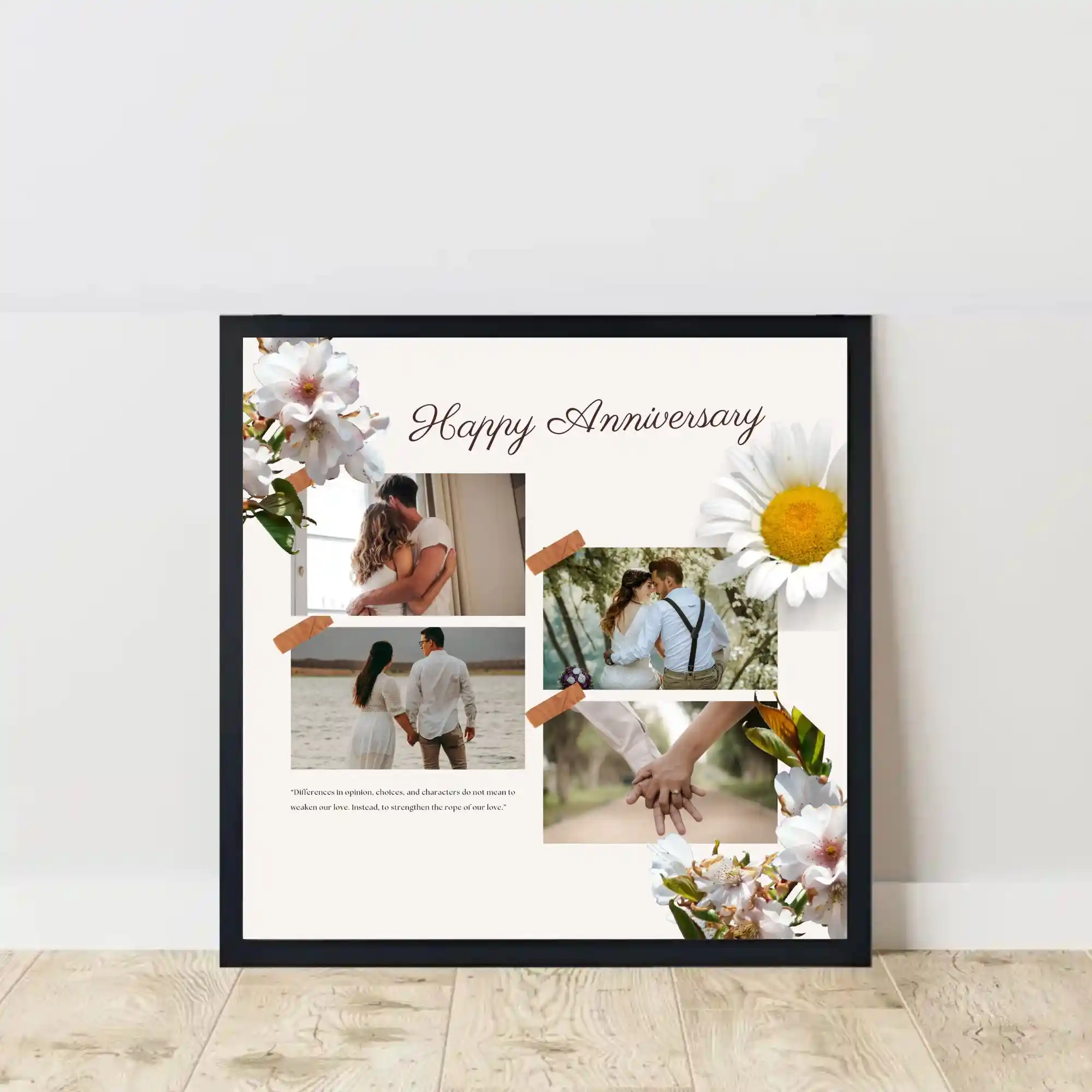 journey of us frame on floor