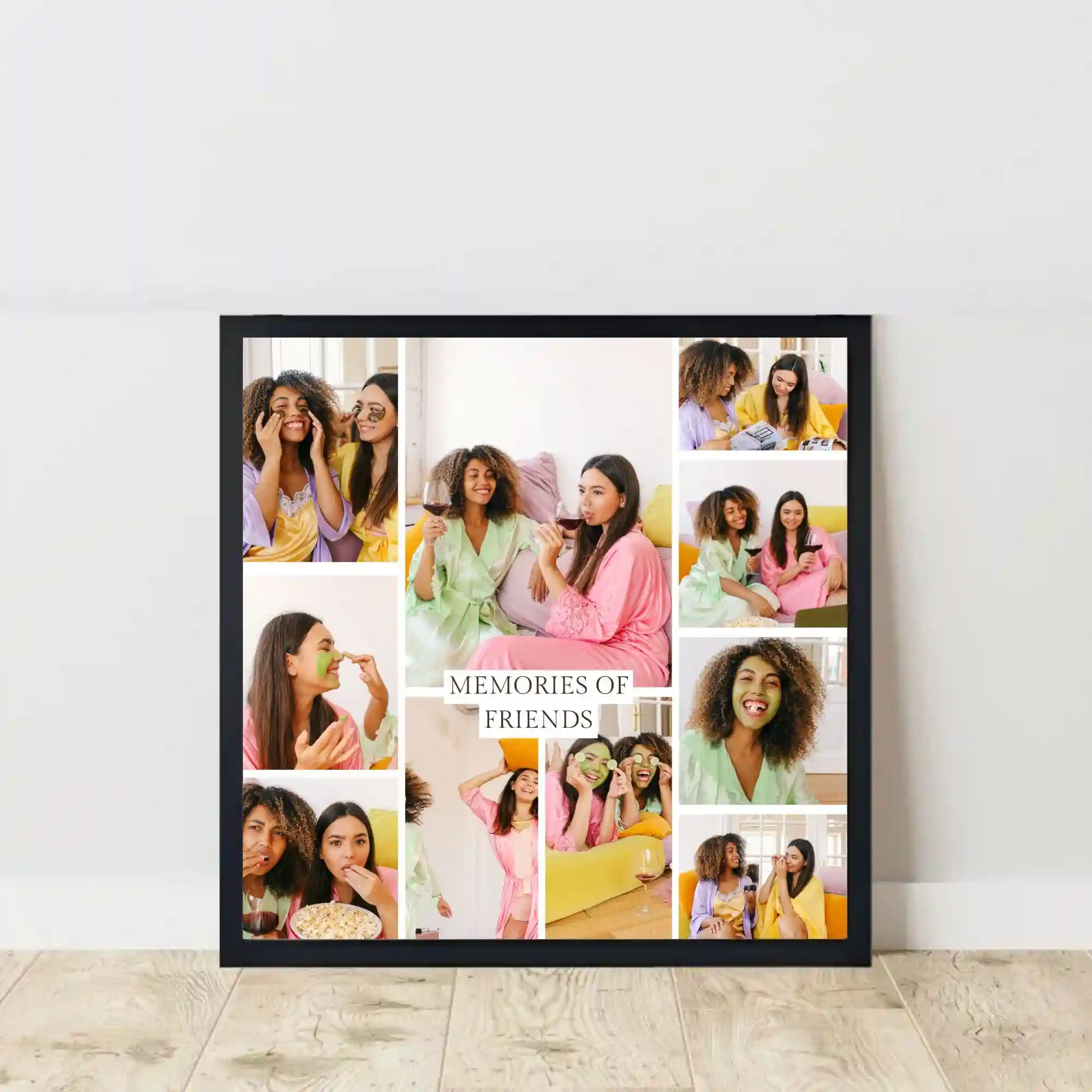 joyful moments frame on floor