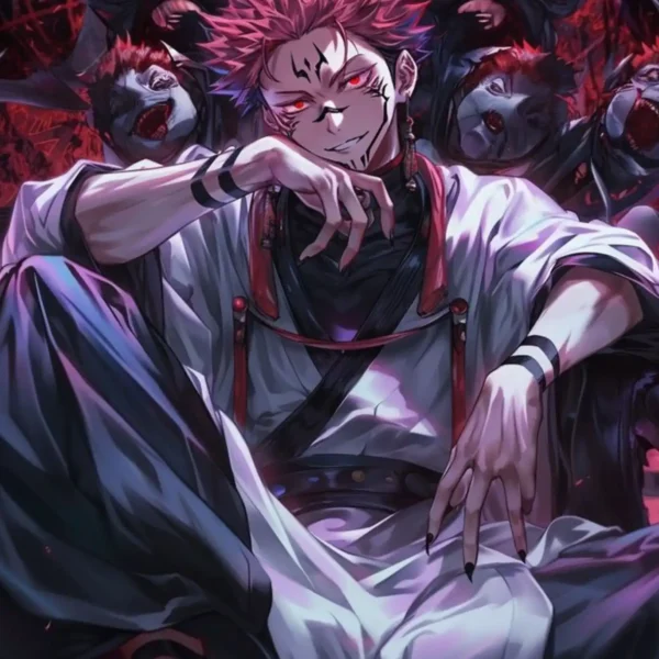 jujutsu kaisen metal poster