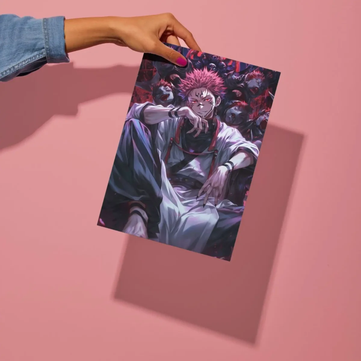 jujutsu kaisen metal poster preview