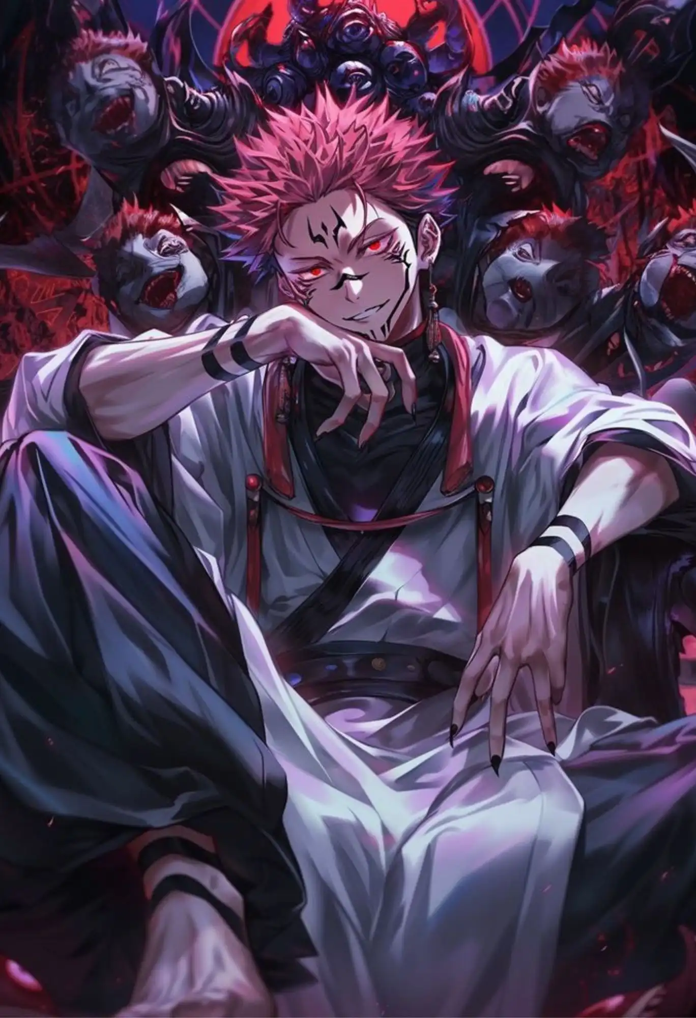 jujutsu kaisen metal poster