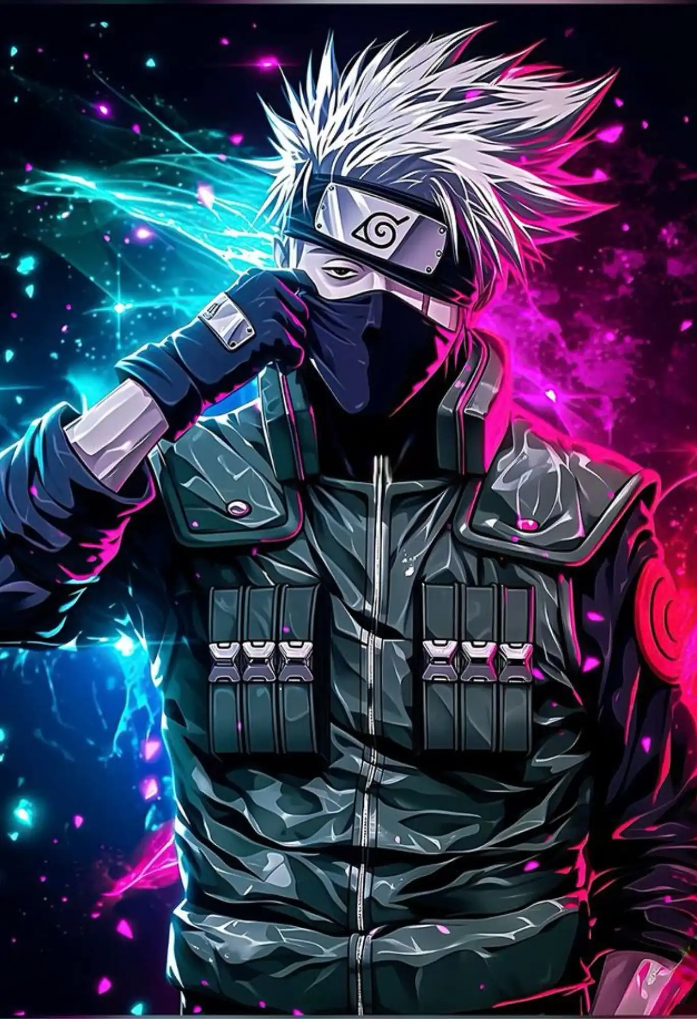kakashi hatake anime metal poster