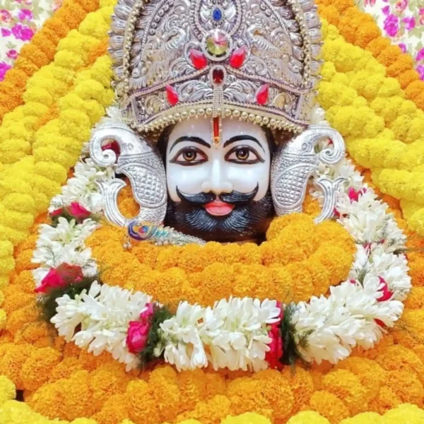 khatu shyam maharaj metal poster