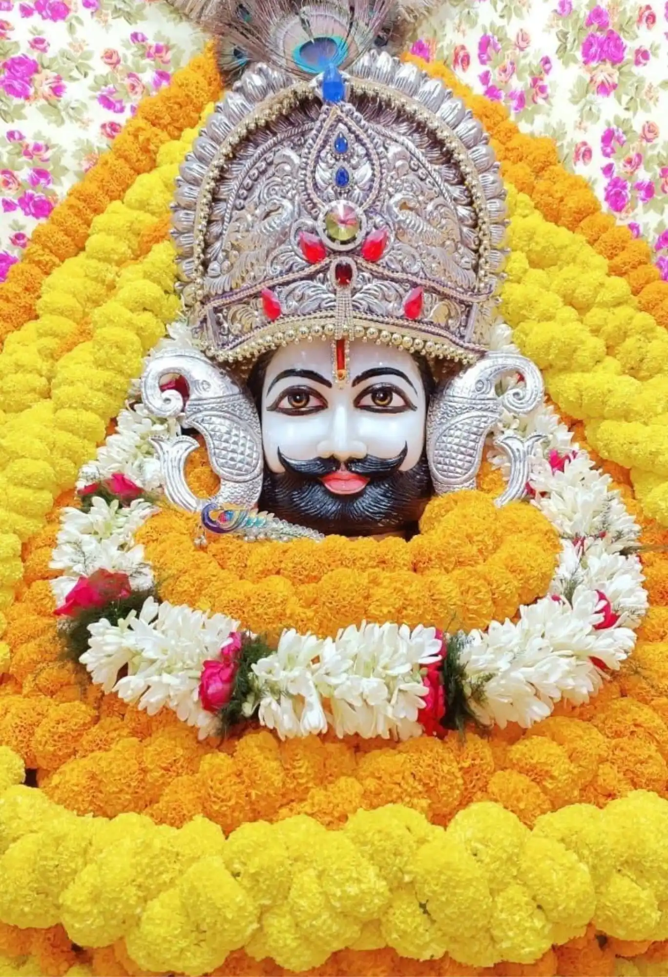 khatu shyam maharaj metal poster