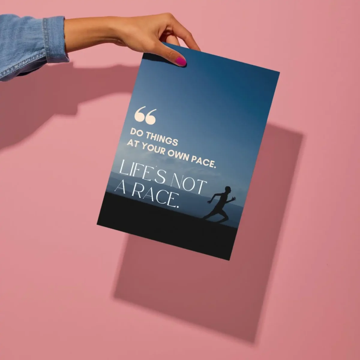 life quote metal poster preview