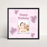little princess turns one frame front view