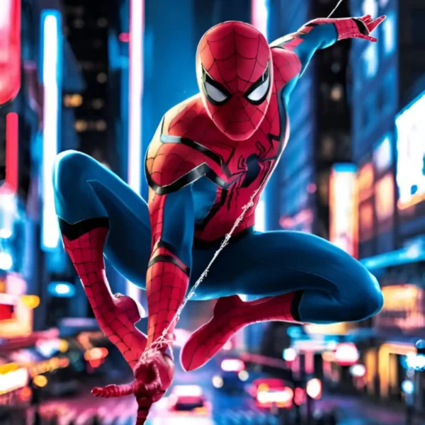 marvel spiderman metal poster