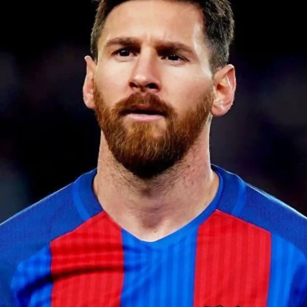 messi football legend metal poster