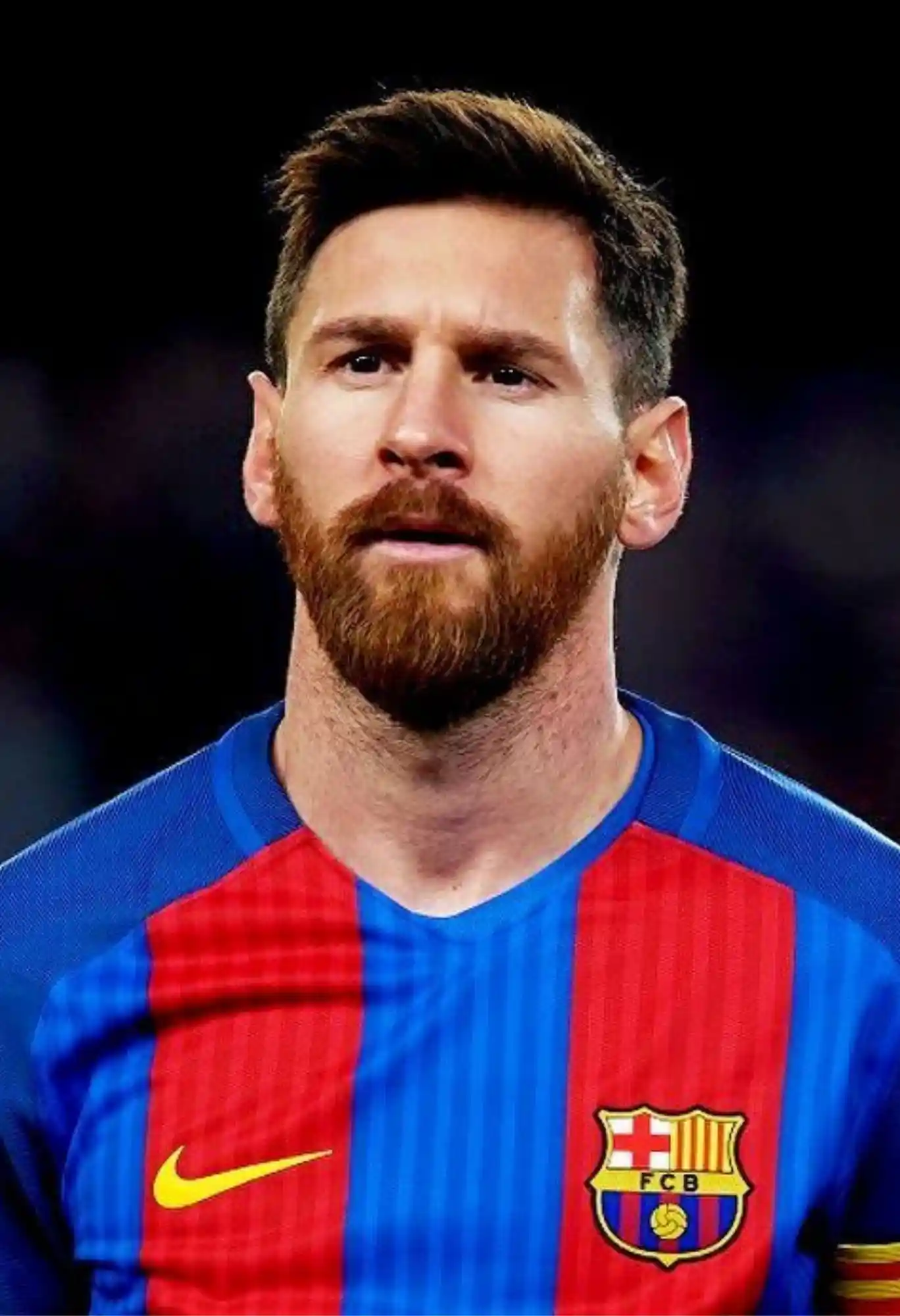 messi football legend metal poster