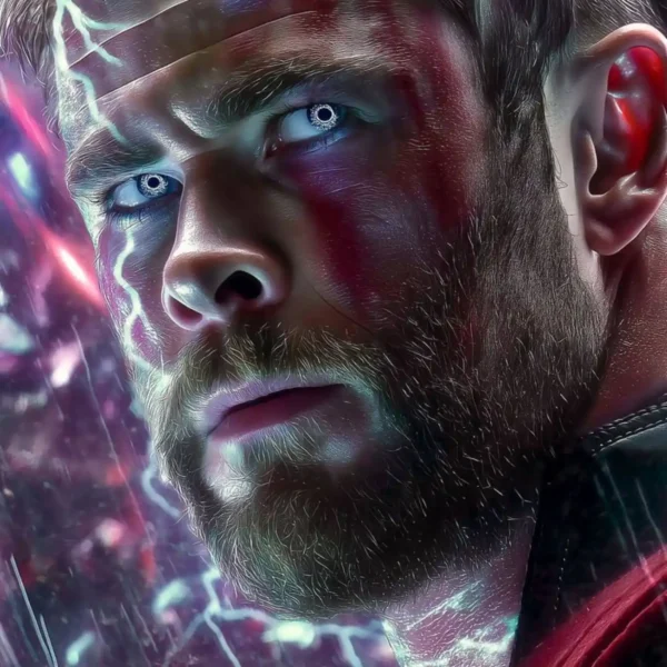 mighty thor god of thunder marvel metal poster