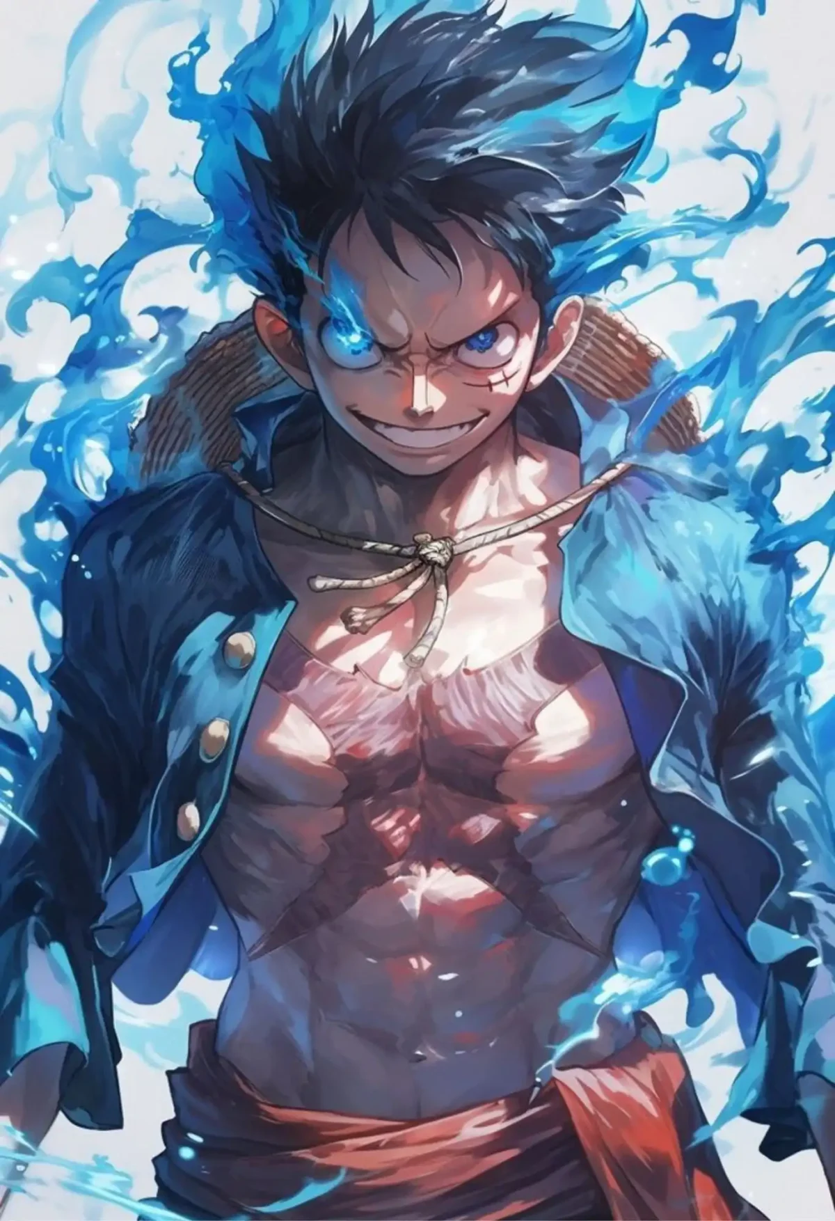 monkey d luffy metal poster