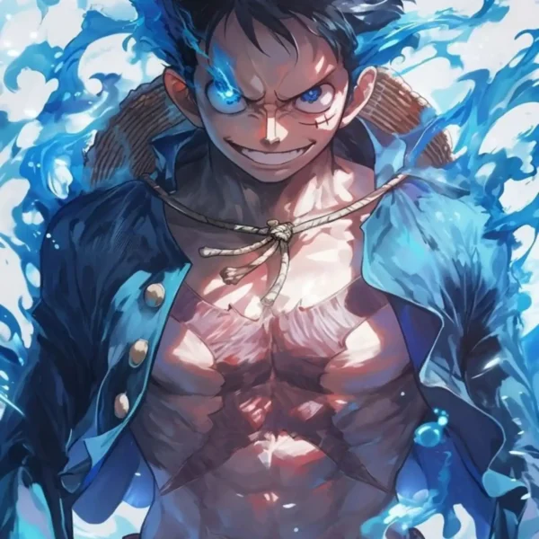 monkey d luffy metal poster