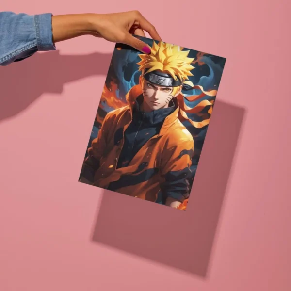 naruto anime metal poster preview