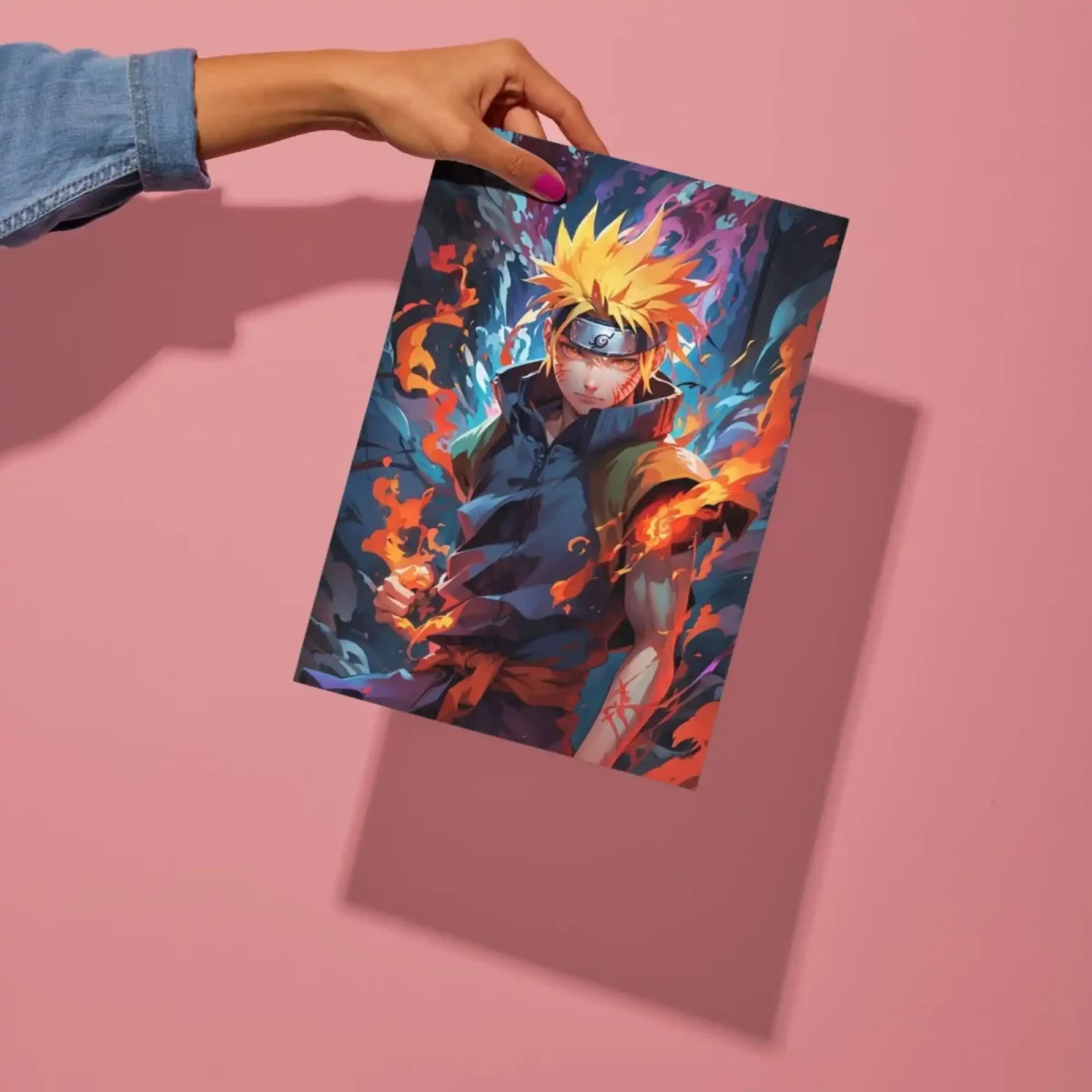 naruto flame power metal poster preview