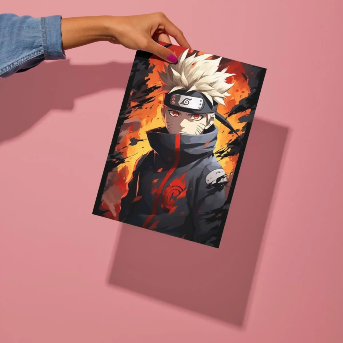 naruto metal poster preview