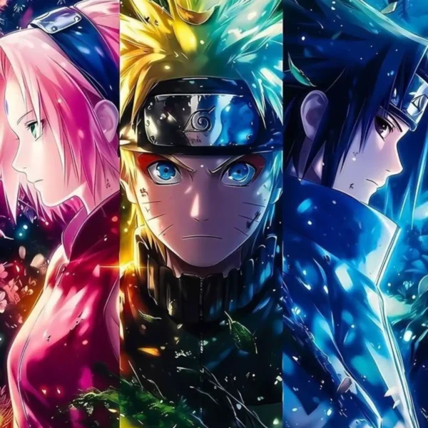 naruto uzumaki metal poster