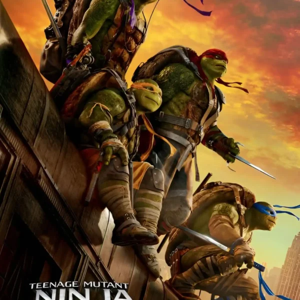 ninja turtles movie metal poster