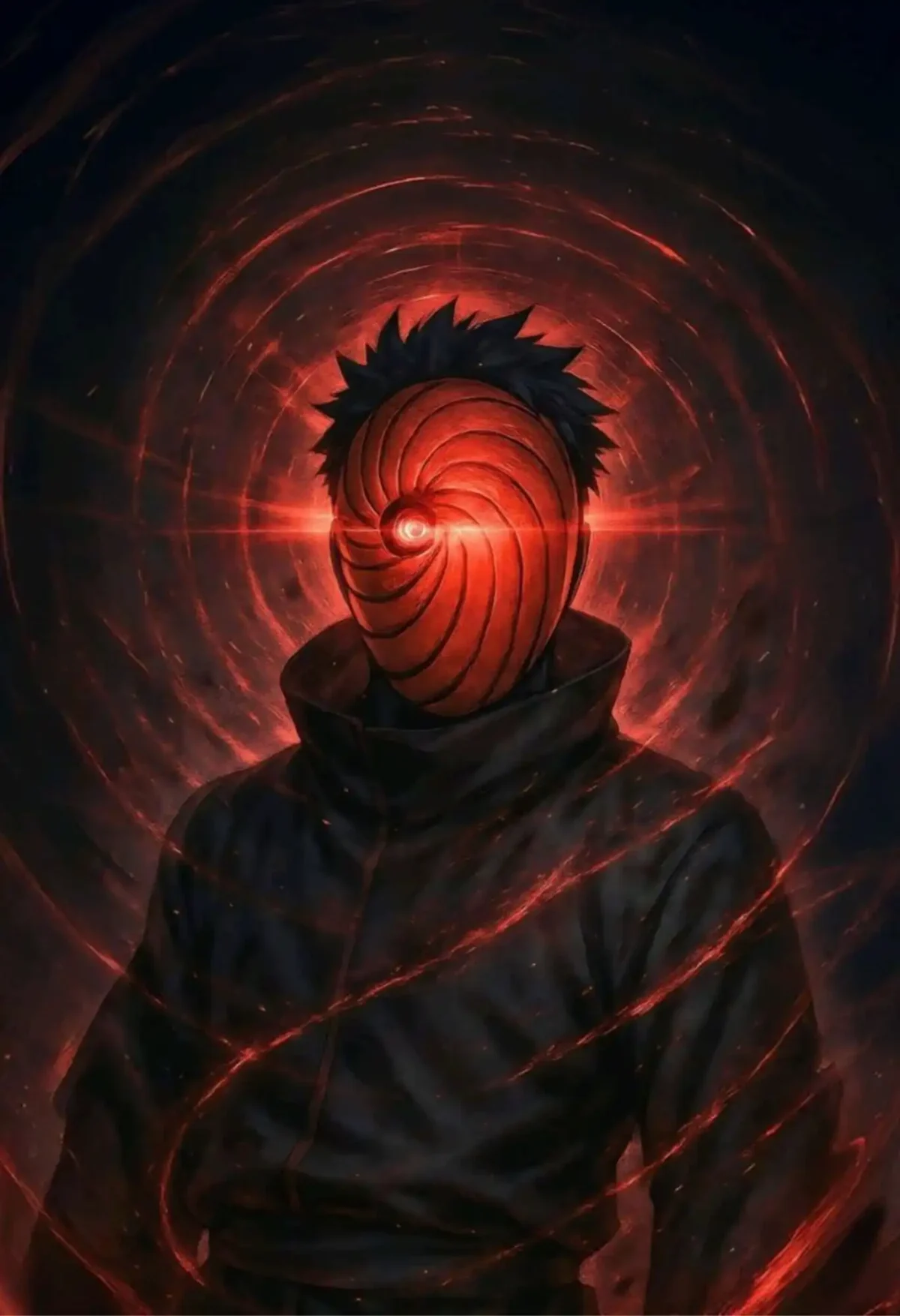 obito uchiha metal poster