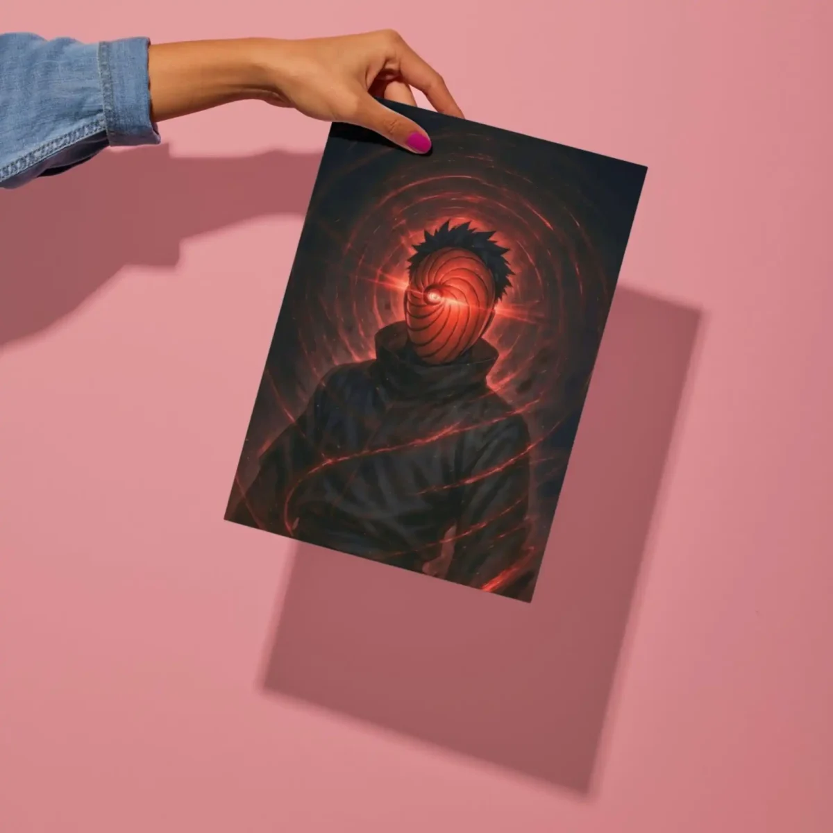 obito uchiha metal poster preview