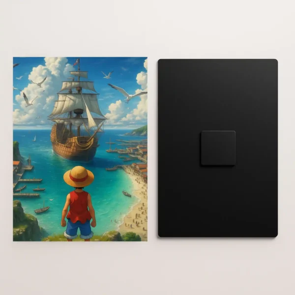 one piece dream adventure metal poster front and back preview