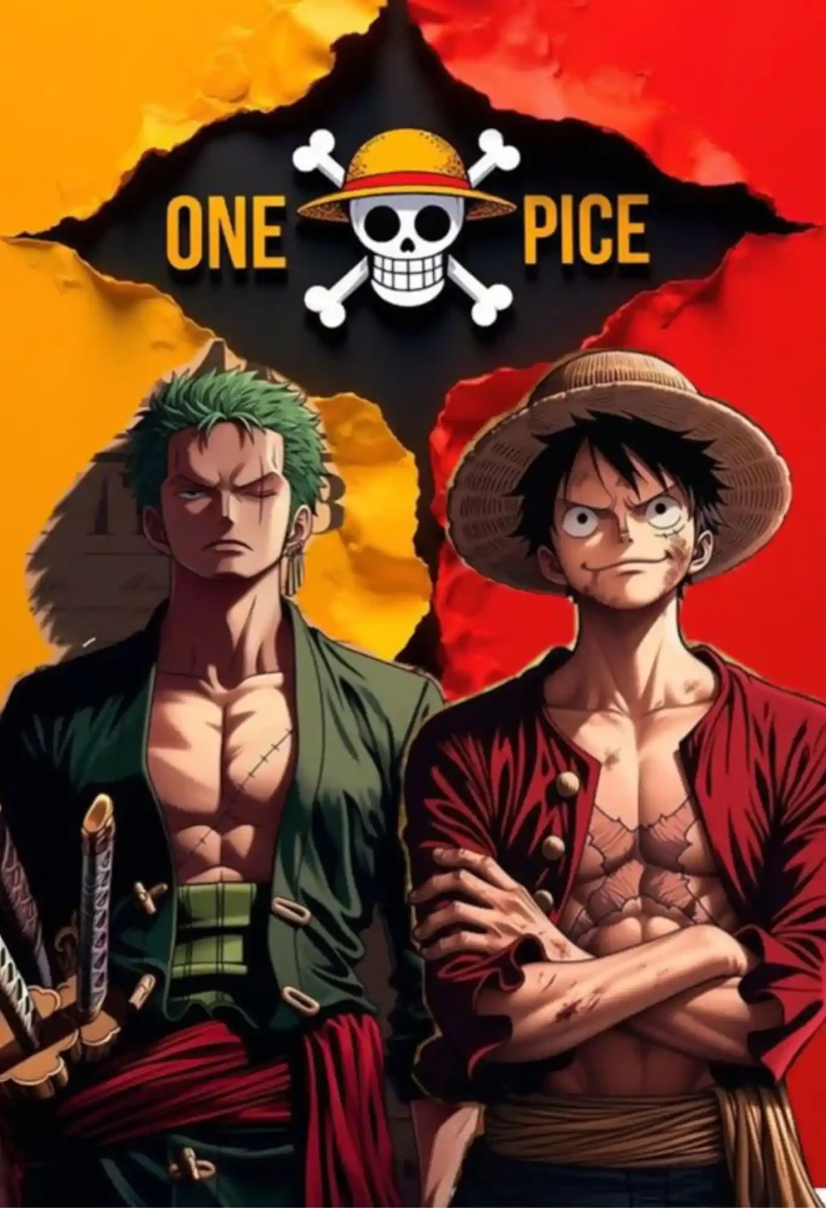 one piece metal poster