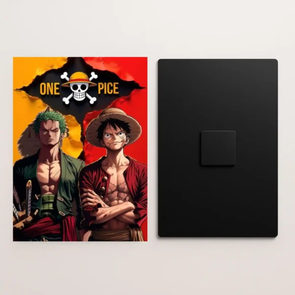 one piece metal poster front and back preview