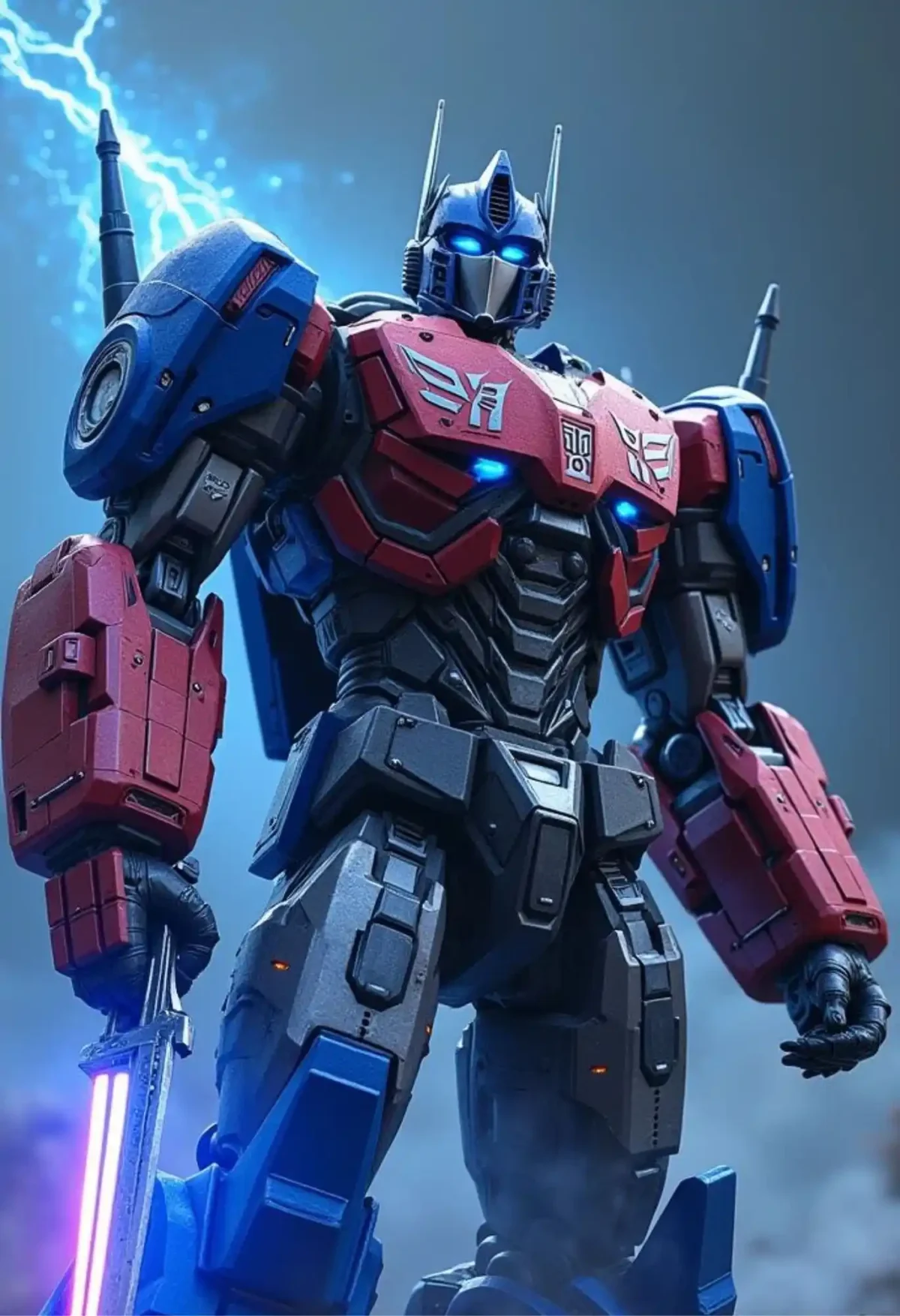 optimus prime metal poster