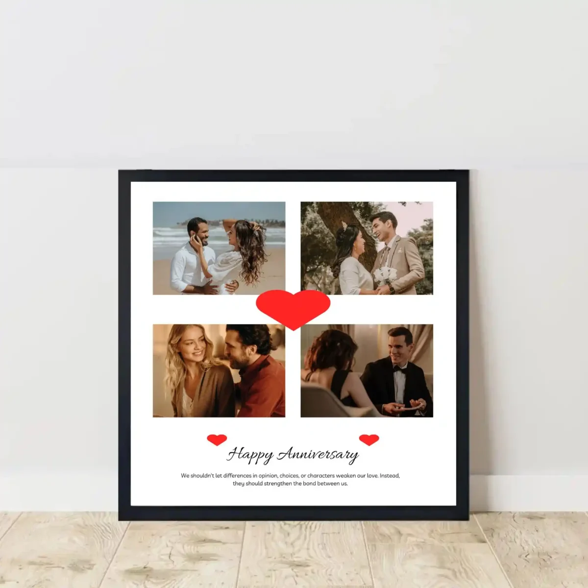 our beautiful journey frame on floor