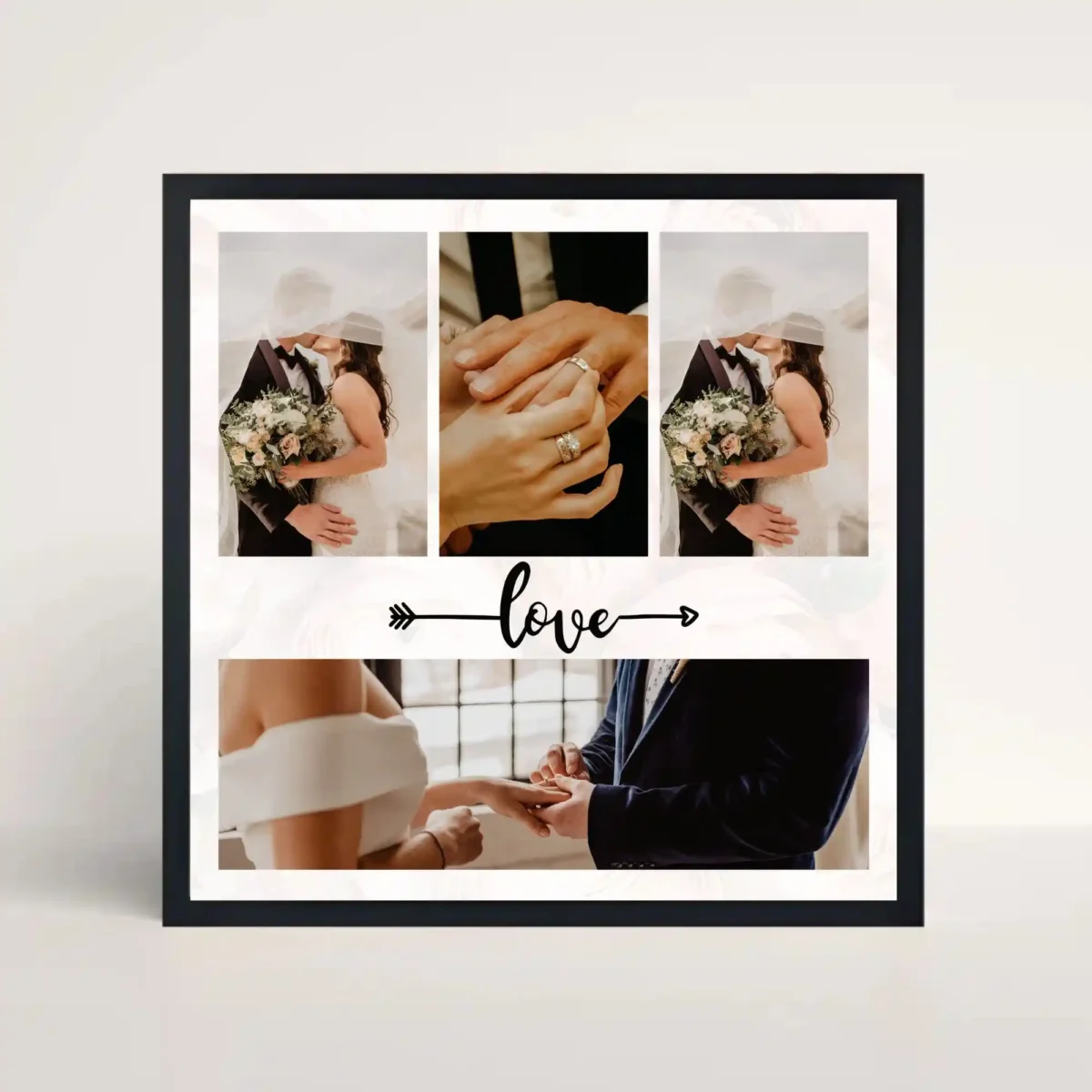 our love story frame front view