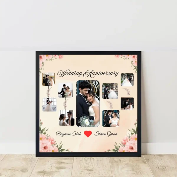 romantic journey frame on floor