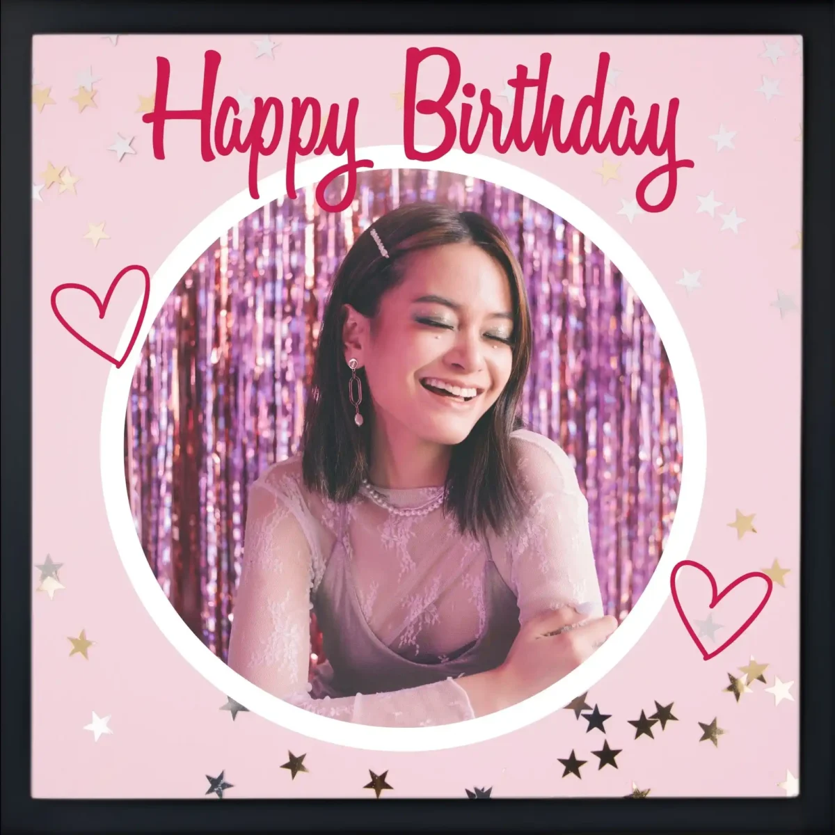 shining moments birthday frame