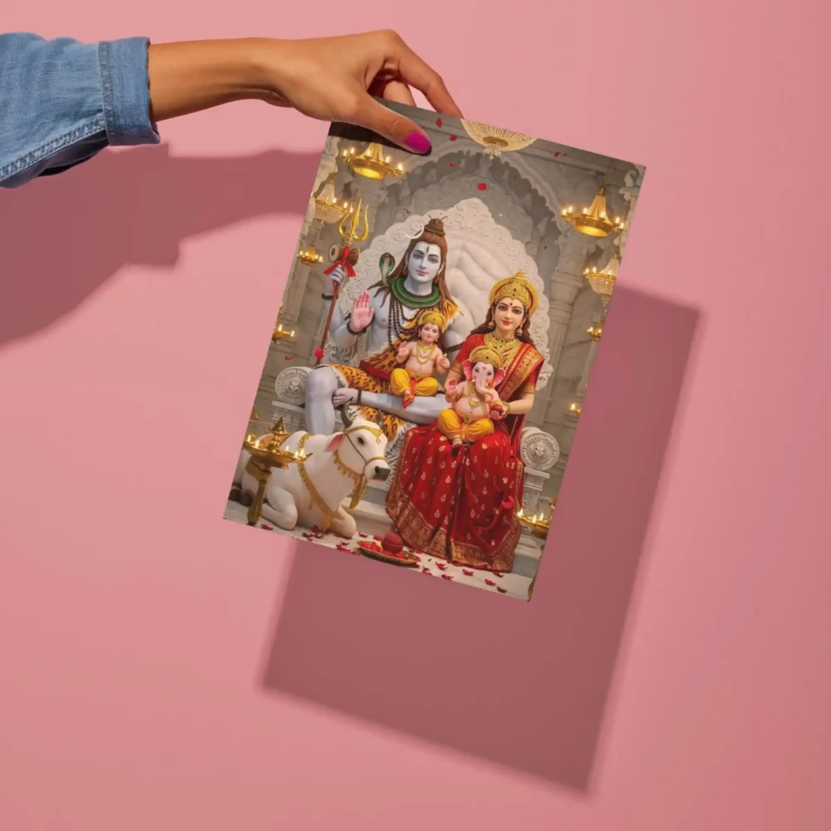 shiv parivar metal poster preview