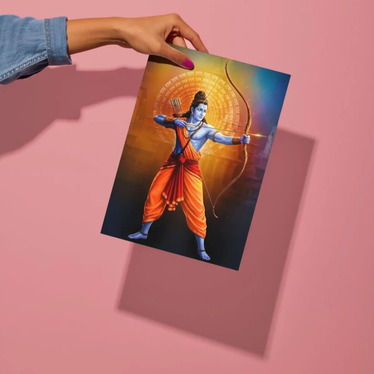 shri ram metal poster preview