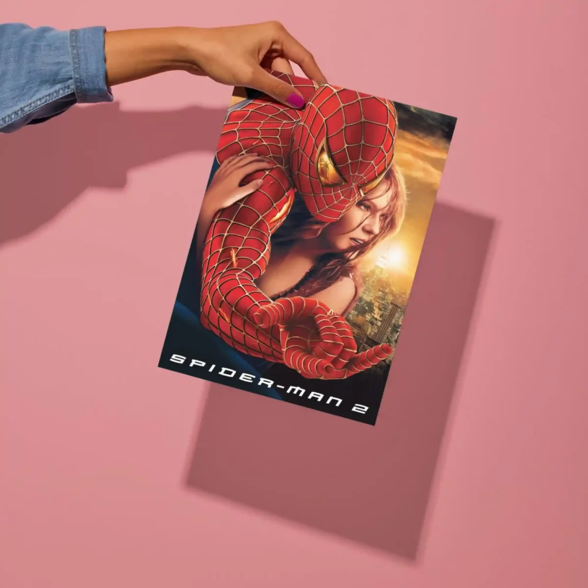 spiderman 2 movie metal poster preview