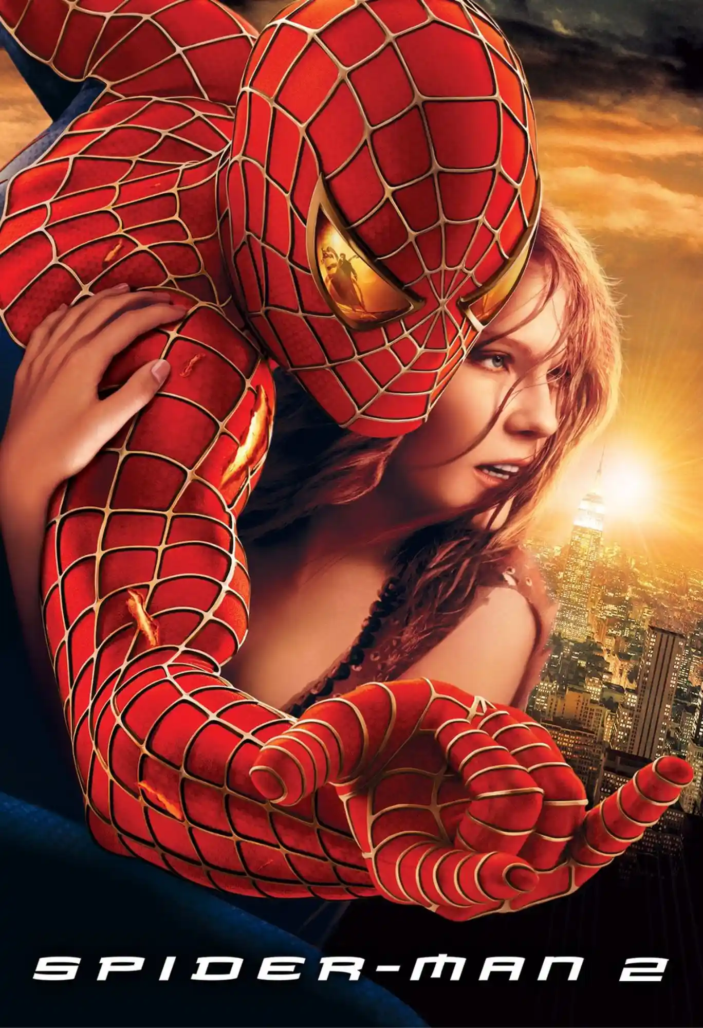 spiderman 2 movie metal poster
