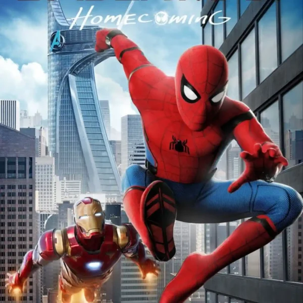 spiderman homecoming movie metal poster