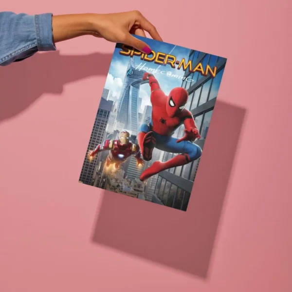 spiderman homecoming movie metal poster preview