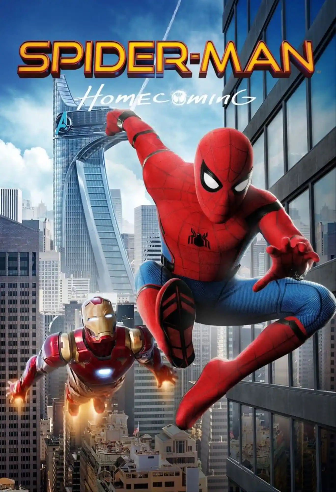 spiderman homecoming movie metal poster