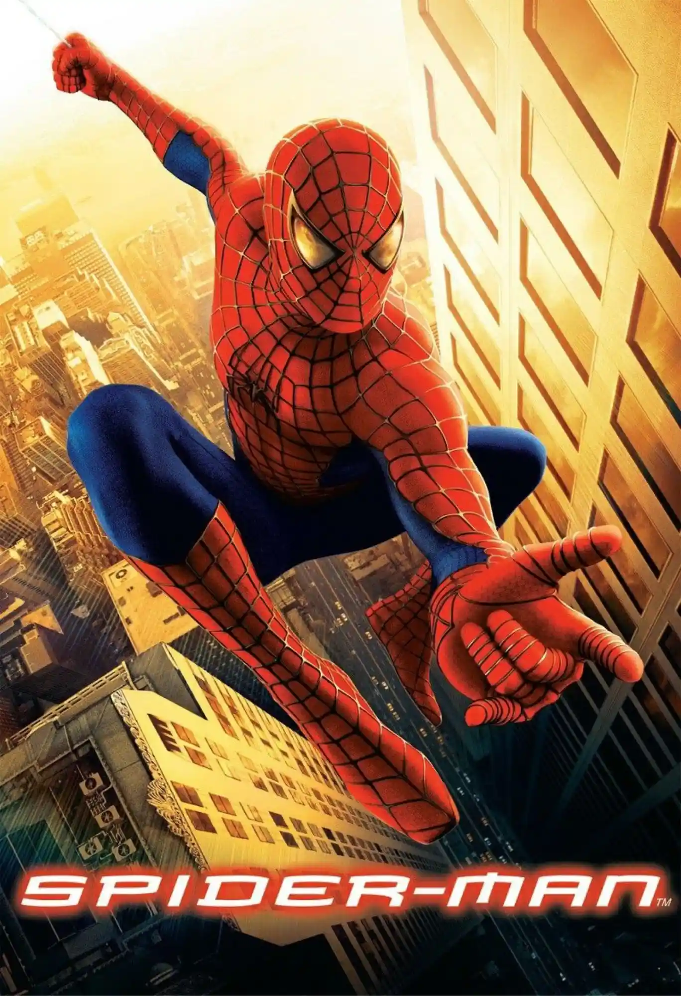 spiderman marvel movie metal poster
