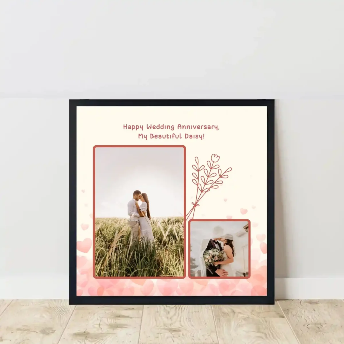 still falling for you frame on floor