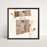 sunshine smile baby frame front view