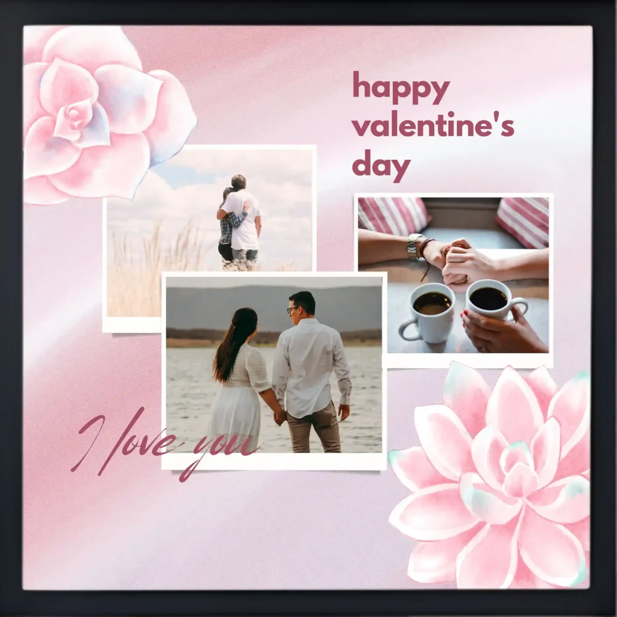 sweet blooms of love frame