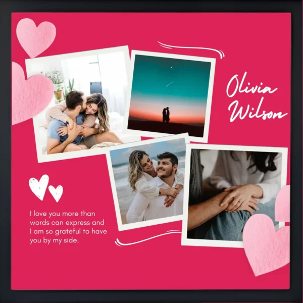 sweet heart collage frame