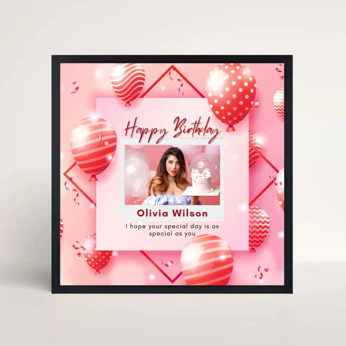 sweet surprise frame front view sweet surprise frame front view