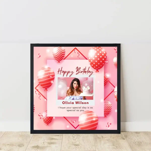 sweet surprise frame on floor