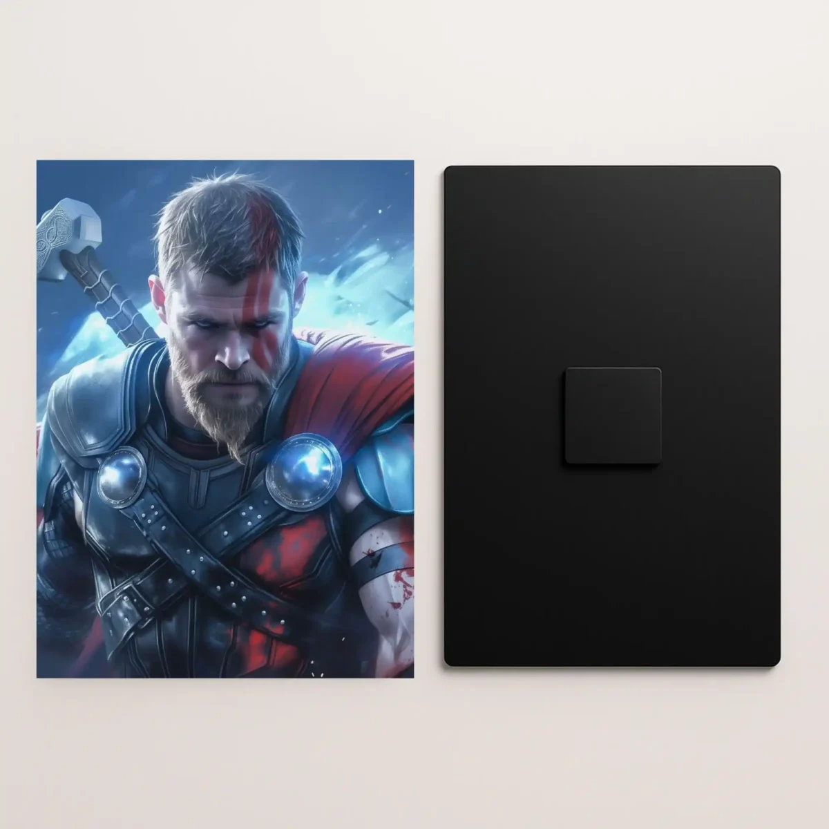 thor stormbreaker mythical metal poster front and back preview