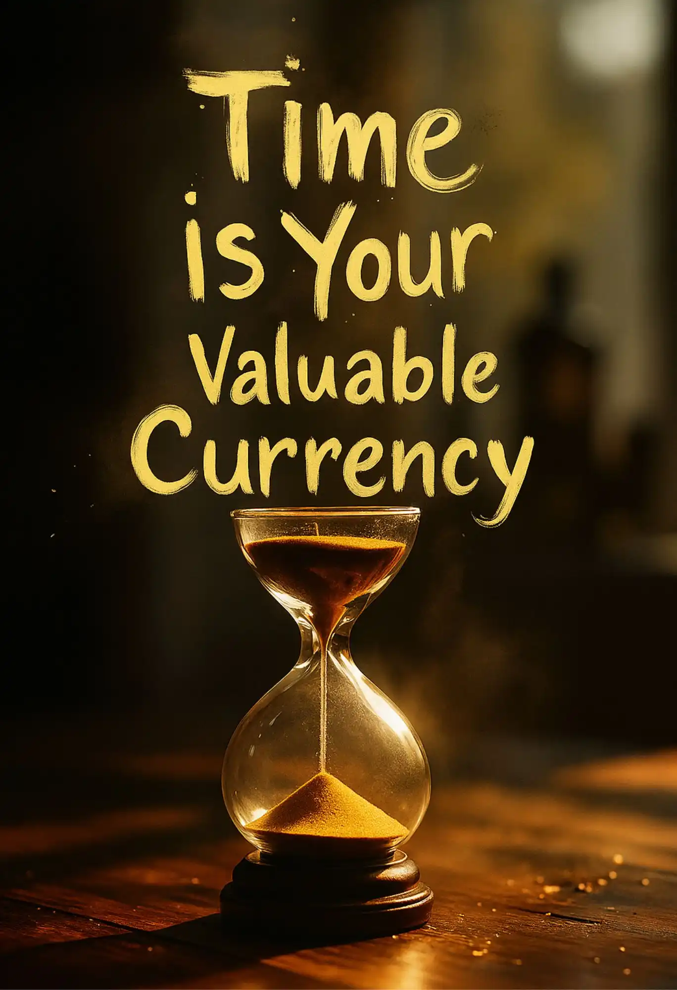 time is money quote metal poster