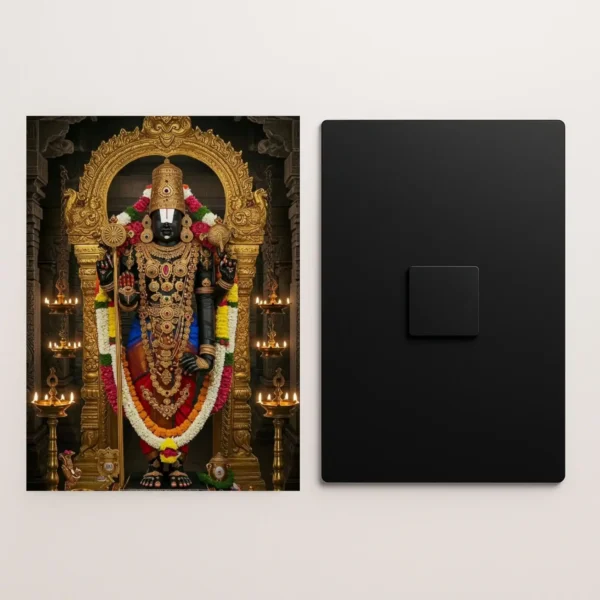 tirupati balaji metal poster front and back preview