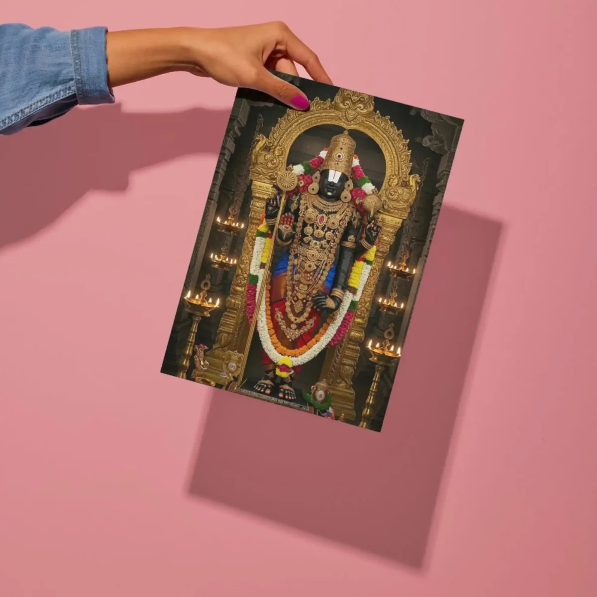 tirupati balaji metal poster preview