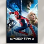 wall mounted amazing spiderman 2 movie metal poster